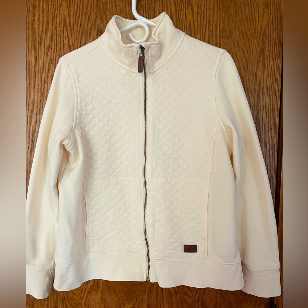 🥾LL BEAN🥾 women’s quilted full zip sweatshirt